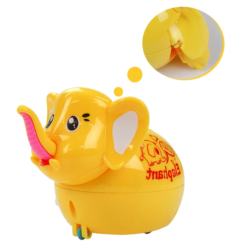 Yellow Elephant Откладывание яиц заводные игрушки игрушечное животное, детские развивающие игрушки инерционная RC детские игрушки заводная игрушка - Цвет: Yellow Elephant