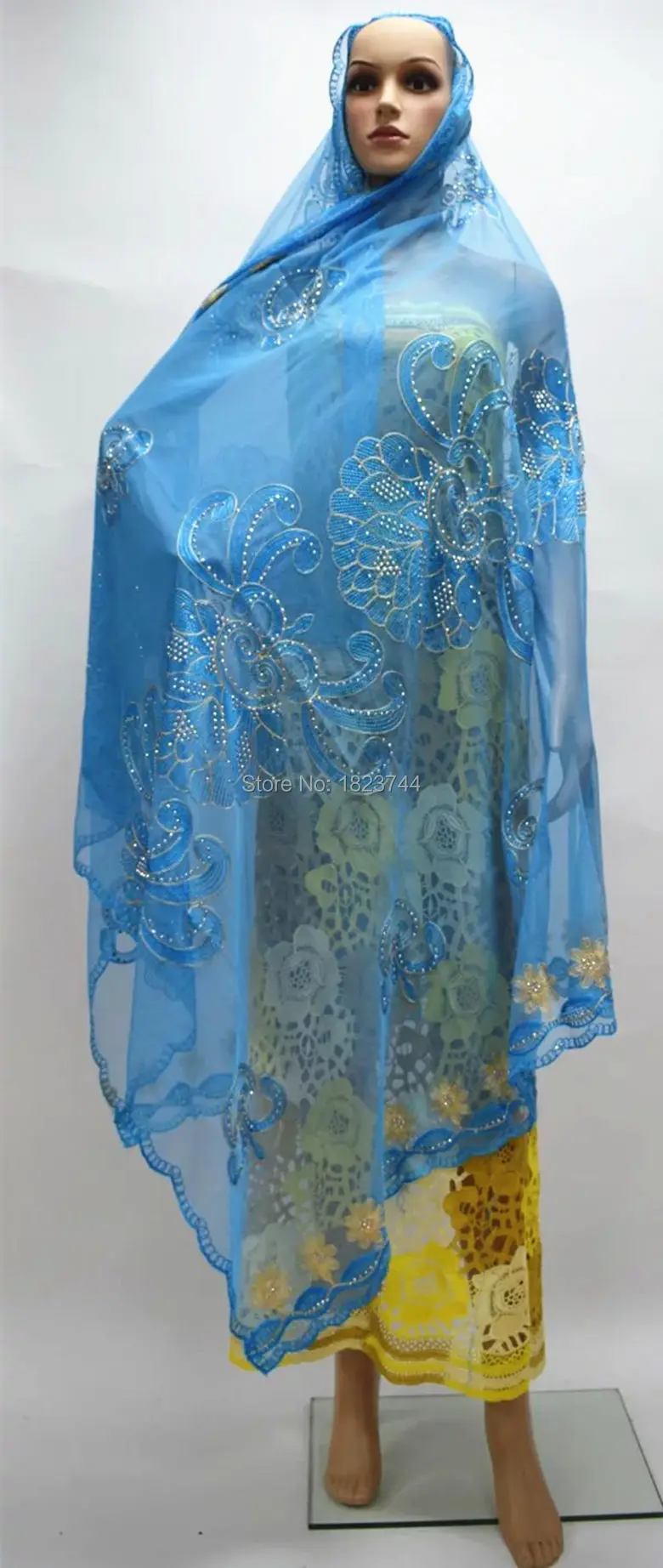 AHT7331-7 новый дизайн Африканские wrap с камнями красивый головной убор для партии