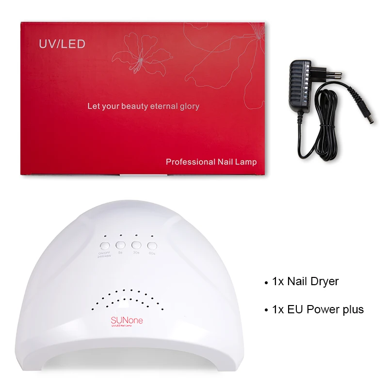 Modelones 48 Вт Авто зондирование Сушилка для ногтей светодиодный светильник 28 s