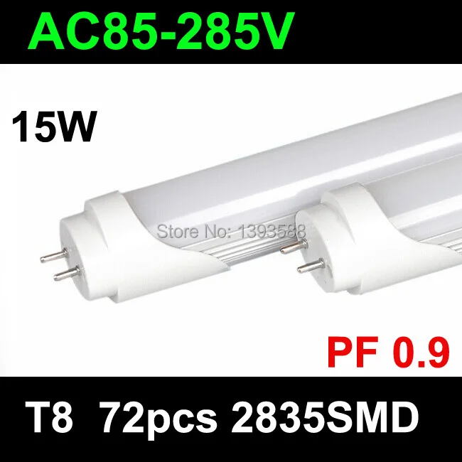 Светодиодные трубки 25 шт./лот 90 см 3 фута t8 AC85V 265V 96 шт. 2835SMD лампы холодного