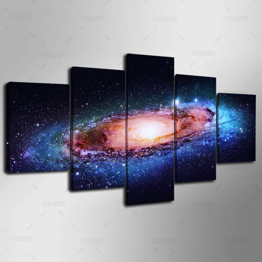 

HD Printed Painting Canvas Printing Universe Space painting Room decor print poster picture canvas Framed Art HG-081