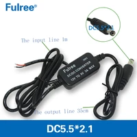 12v to 5v dc buck voltage power converter car charging cable dc 2 50 7mm3 51 35mm5 52 1mm5 52 5mm barrel jack connector