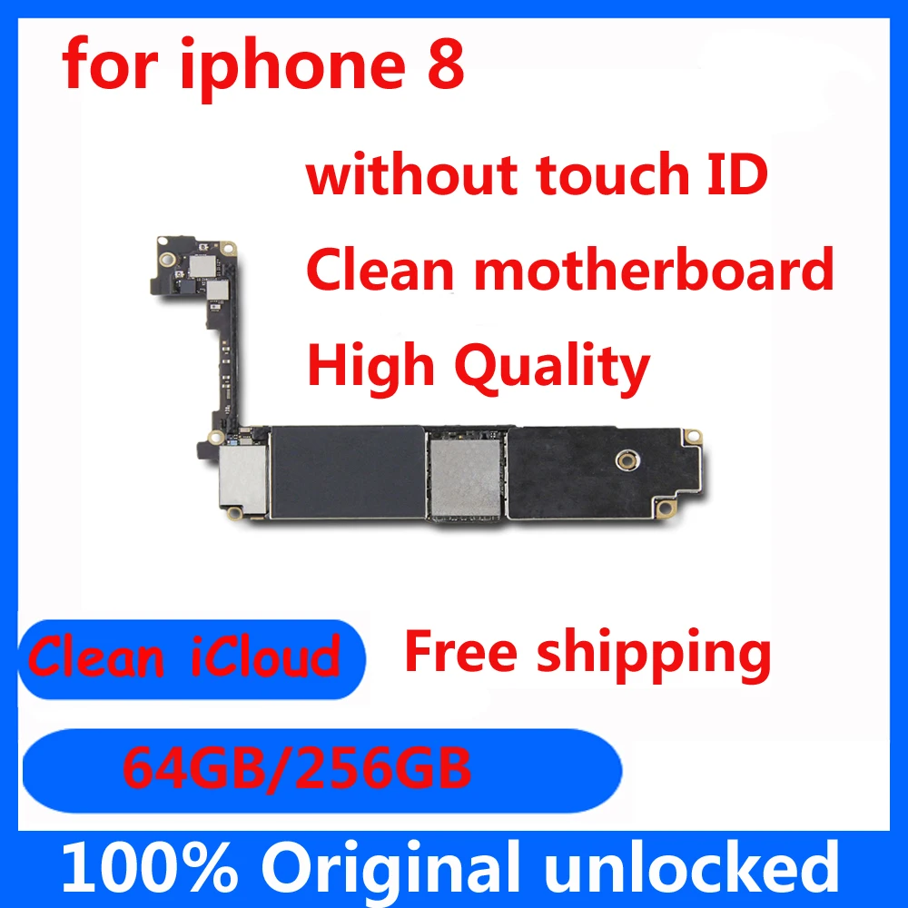 100% оригинальная материнская плата для iphone 8 Высокое качество Протестировано 64 Гб