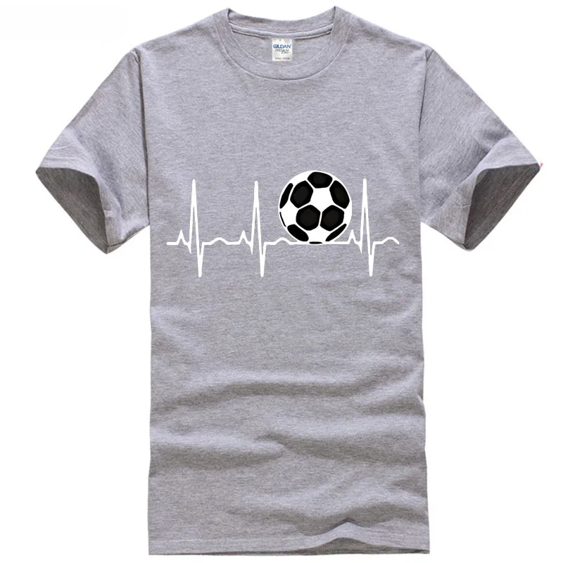 2018 Лига Soccering cup новая футболка-Европейский футболист Heartbeat Tee топы Летняя модная