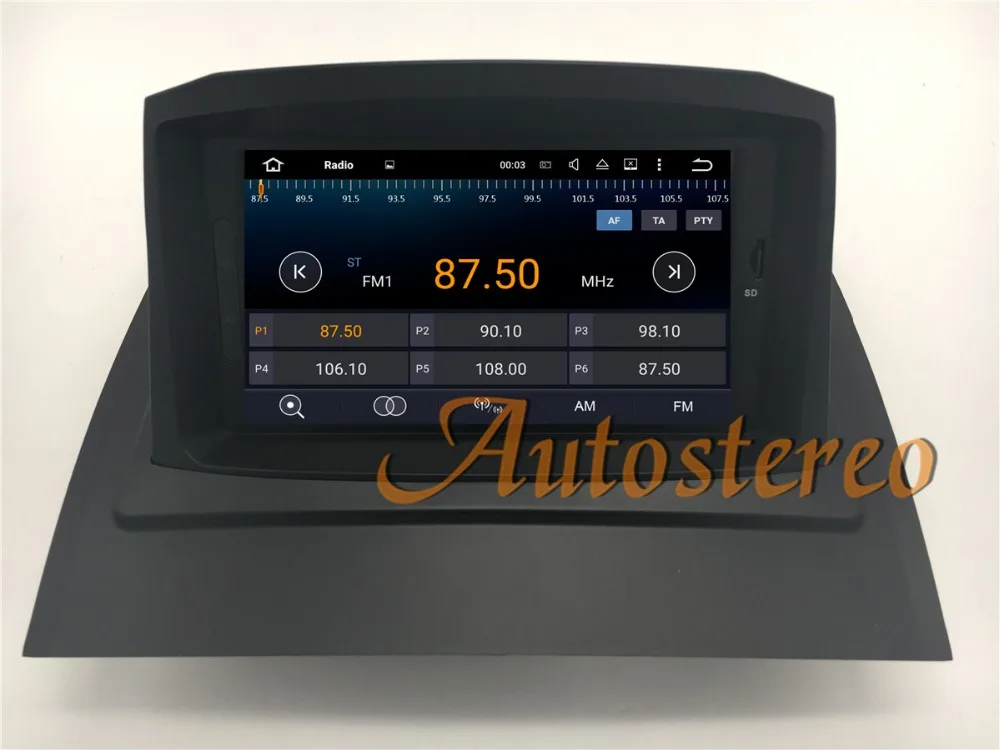 Автомагнитола 2DIN Android 8 0 4 Гб ОЗУ DVD плеер для Renault Megane 2 Fluence 2002 2008 GPS навигация