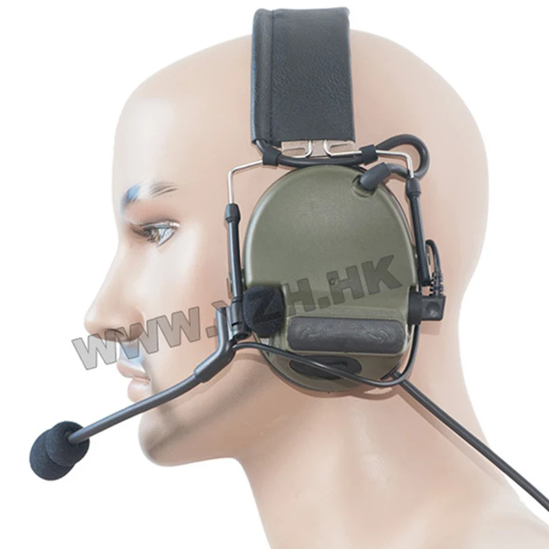 Тактическая гарнитура ComTac III Dual Com для шумоподавления наушники TCA TRI HARRIS рация с