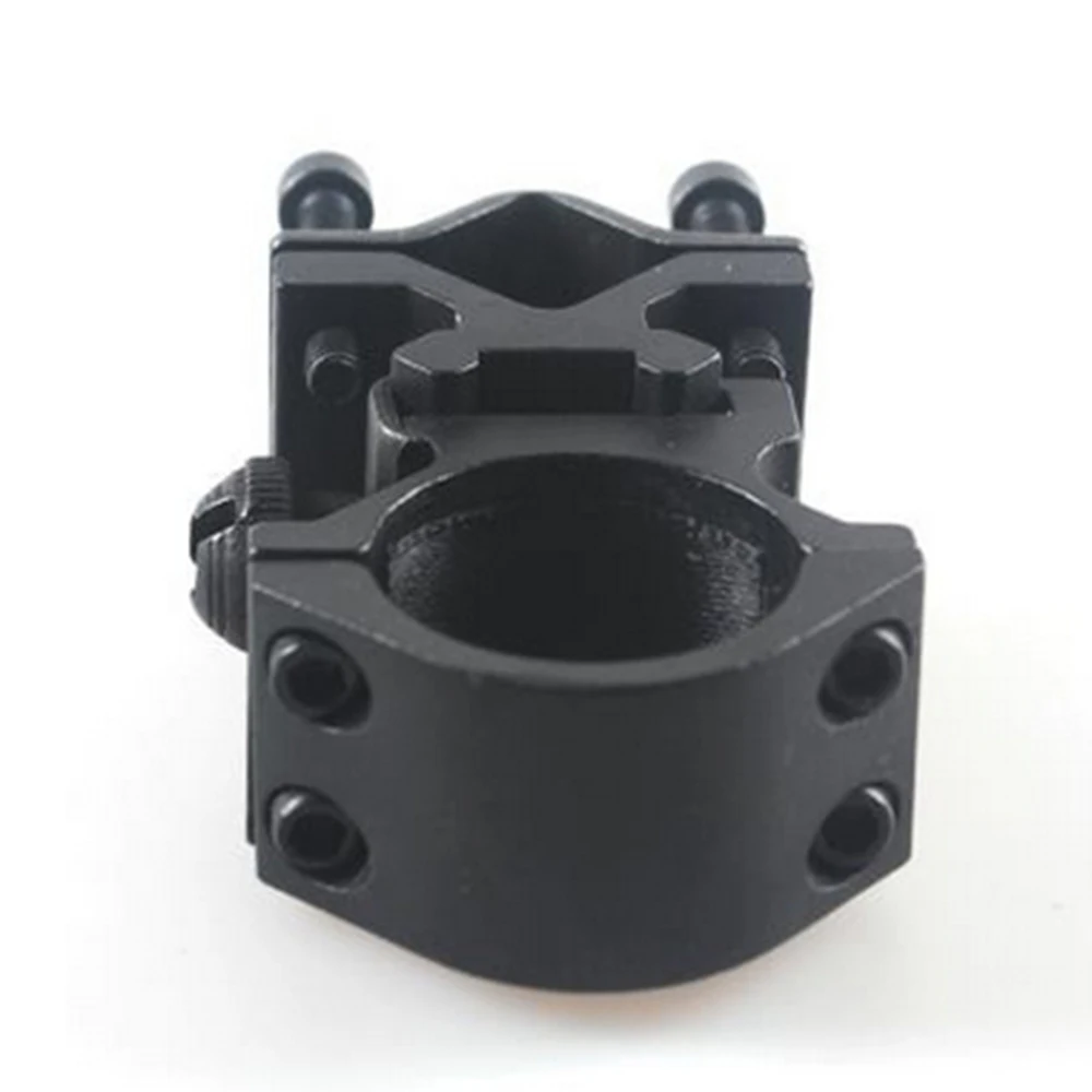 Free Shipping Hunting Adjustable Tactical Gun QD Light Barrel Mount Bracket 25mm Ring for Laser Scope Rail Outdoor Airsoft Hot | Спорт и