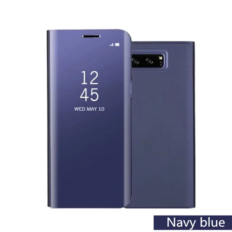 Luxury Mirror Clear View Smart For Samsung Galaxy S9 S8 Plus S7 S6 Edge Note9 8 5 Case J7Prime J5Prime A3 A5 A7 2017 | Мобильные