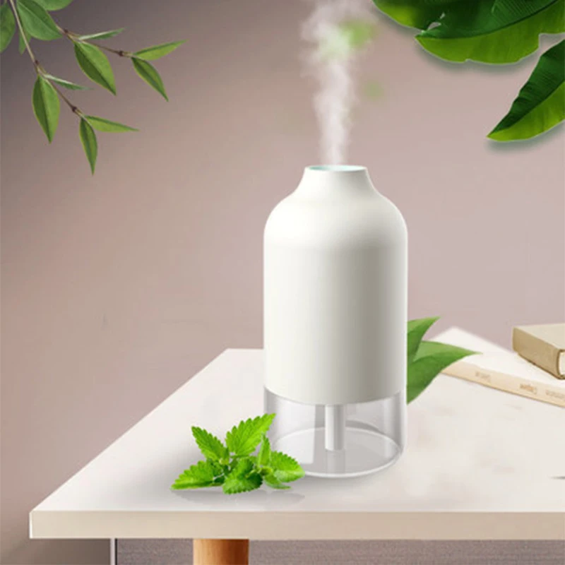

200ml Mute Humidifier USB mini Aromatherapy Essential Oil Diffuser Soft Led Light Bedroom Humifier