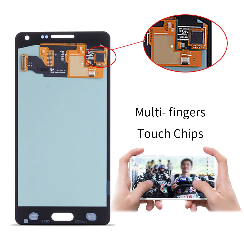 5," Super Amoled для SAMSUNG Galaxy A5 ЖК сенсорный экран дигитайзер дисплей Замена A500 A500F A500M для A500 lcd#1