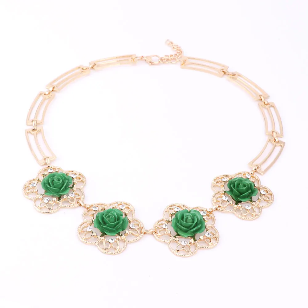 4 цвета аксессуары свадебные африканские бусины ювелирные наборы золотой цвет