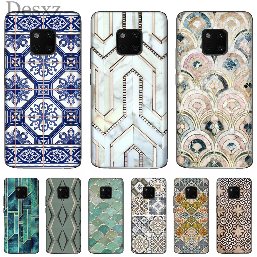 Чехол для телефона в стиле марокканского ар деко Алмазные Весы с рисунком карты