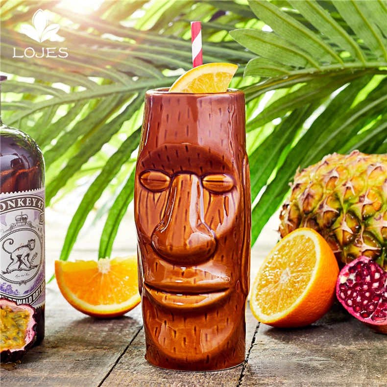 Новые Гавайские кружки Tiki Коктейльная чашка кружка для пива напитков вина