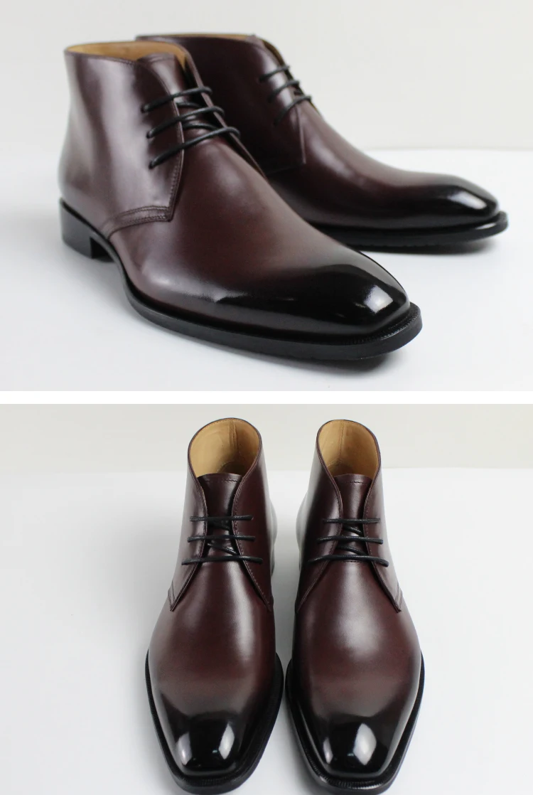 Vikeduo/Новинка года; военные ботинки; мужские кожаные ботинки; Bota Masculina; модные повседневные роскошные черные высокие зимние мужские ботинки ручной работы