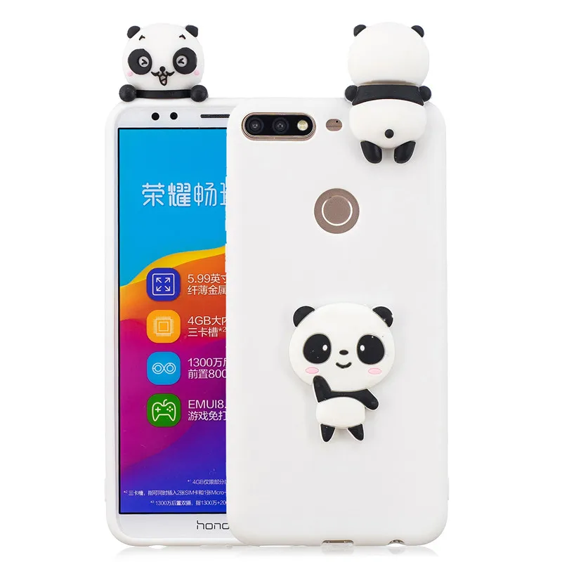 I Y7 чехол для Coque huawei Y7 чехол s для huawei Y7 Prime чехол мультяшная 3D кукла игрушка Мягкий силиконовый чехол для телефона для женщин - Цвет: I