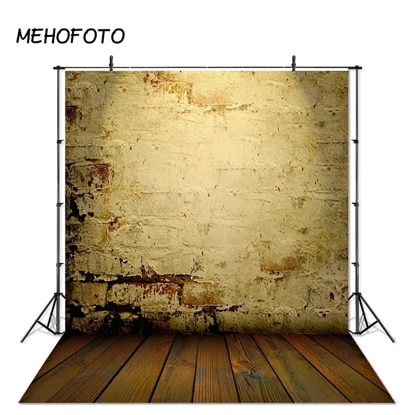 MEHOFOTO желтый текстурный настенный фон для фотосъемки Ретро деревянная доска фоны