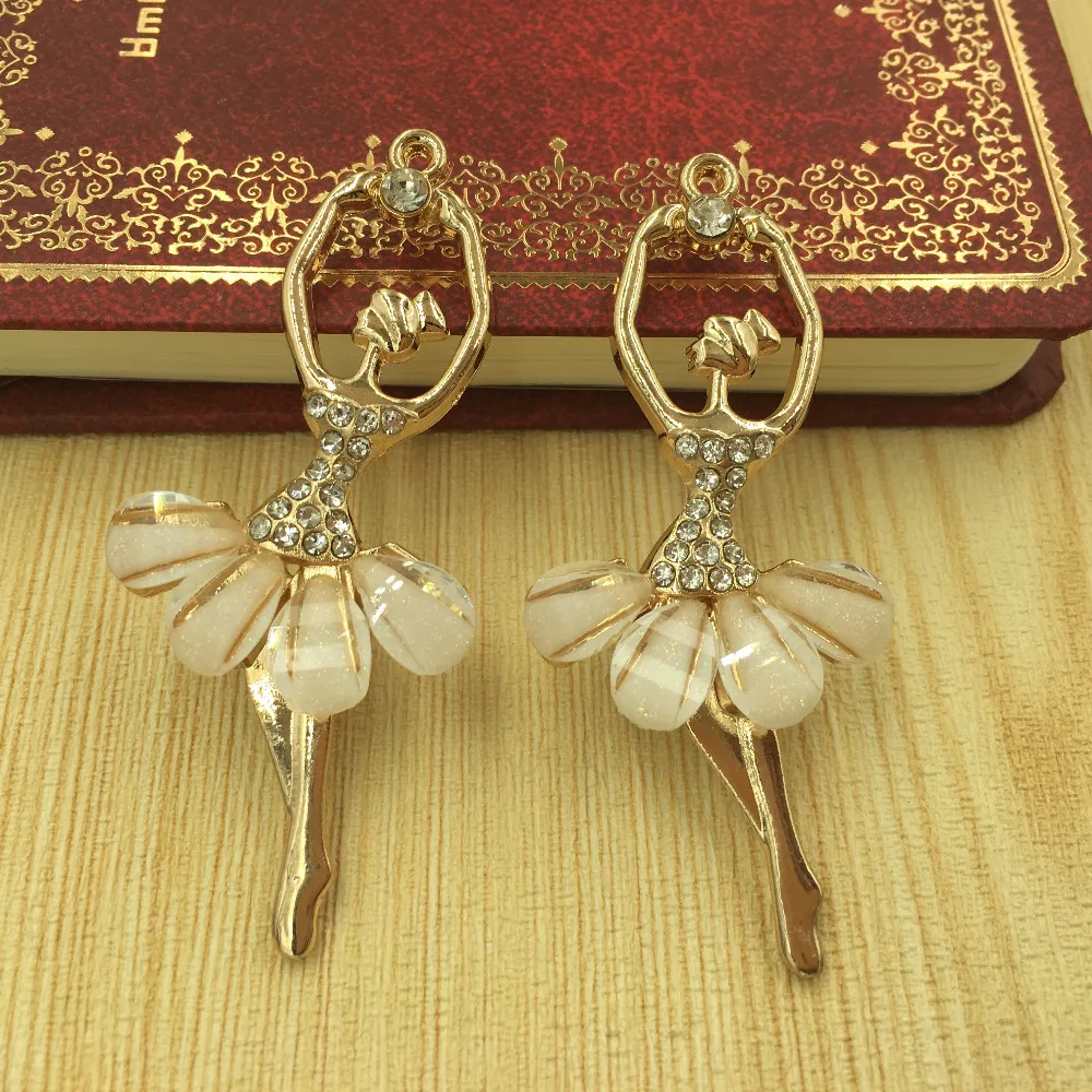 Новинка 30 шт./лот украшение из смолы для балета танцев девочек сплав ожерелье