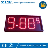 gas station led price sign 8 inches led price signal oil station wireless remote control price display