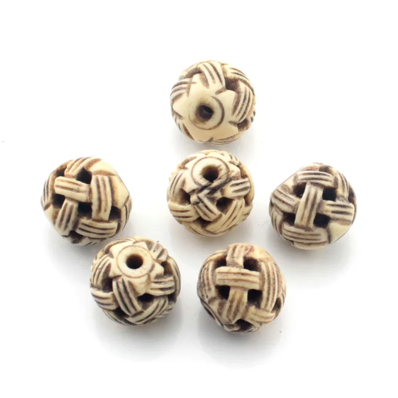 

8pcs Loose OX Bone Beads Skull Spacer Bead DIY for Jewelry Making 16mm Free shipping