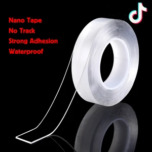 Двусторонняя клейкая нано-лента, моющиеся растягивающиеся многофункциональные многоразовые магнитные ленты