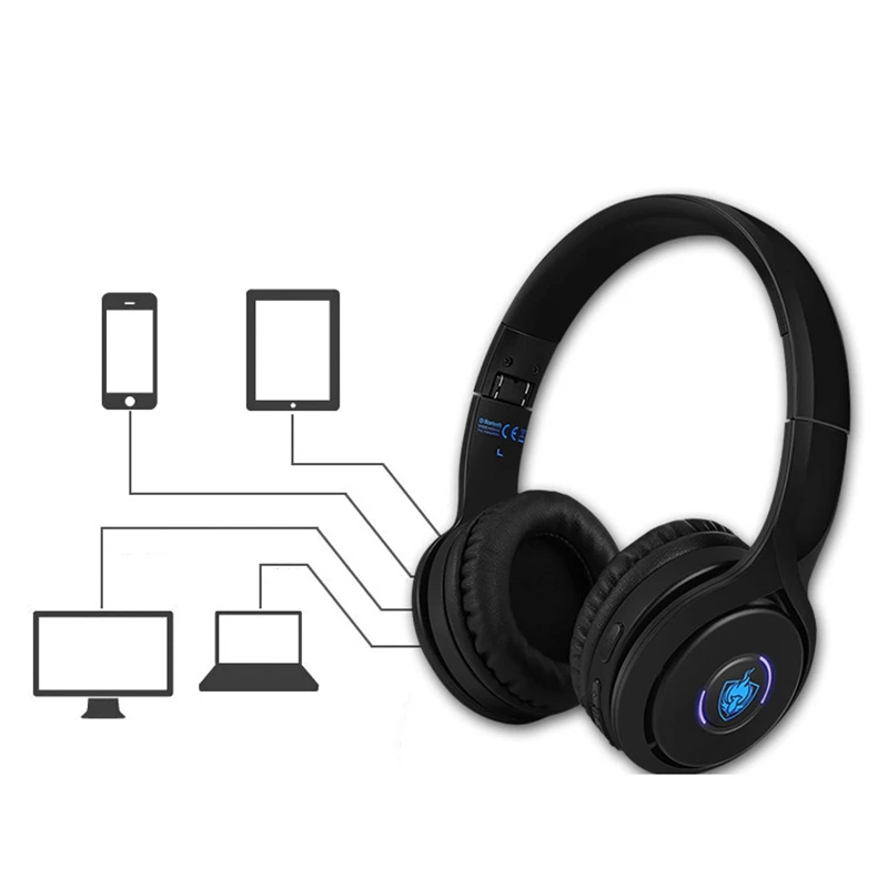 PHOINIKAS Q8 Беспроводная bluetooth-гарнитура Esports профессиональная игровая Складная