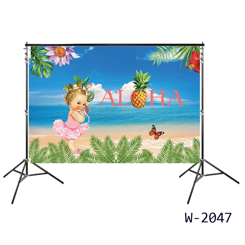 Aloha Luau праздничный баннер Тропический гавайский пляжный тематический Декор фон
