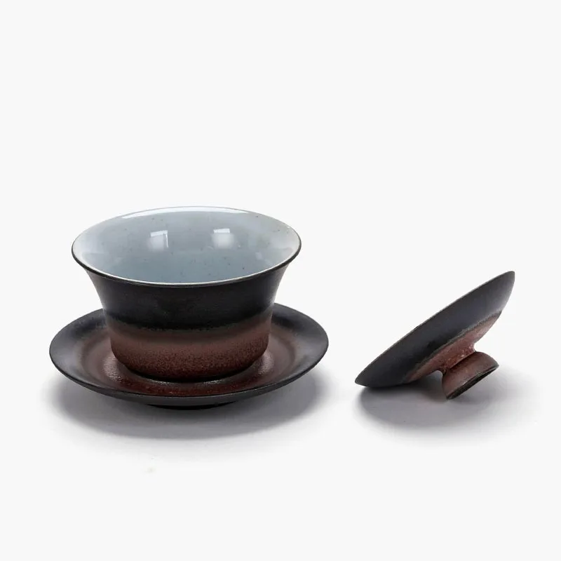 125 мл японский стиль керамический кунг фу чайный сервиз грубая керамика Gaiwan Masters
