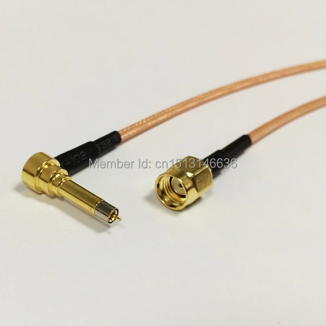 3G антенный кабель RP SMA штекер к MS156 правый угол RG316 коаксиальный Pigtail 15 см 6 дюймов|3g