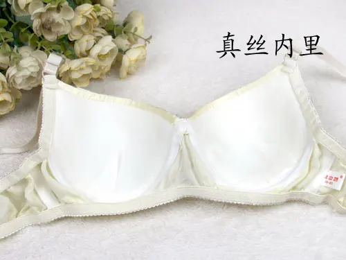 100% Silk bra Lace Breathing Health Care Underwear | Женская одежда