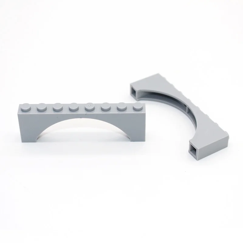 Мпц кирпичная Арка 1x8x2 поднятый свод 16577 DIY крупный самолет, аэробас, креативный, строительные блоки маленького размера Идущие вместе с собирает частицы