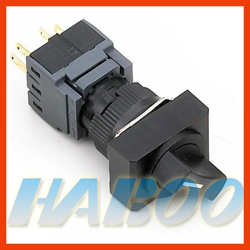 1 шт. упаковка 3 позиционный Селекторный поворотный переключатель 2NO + 2NC