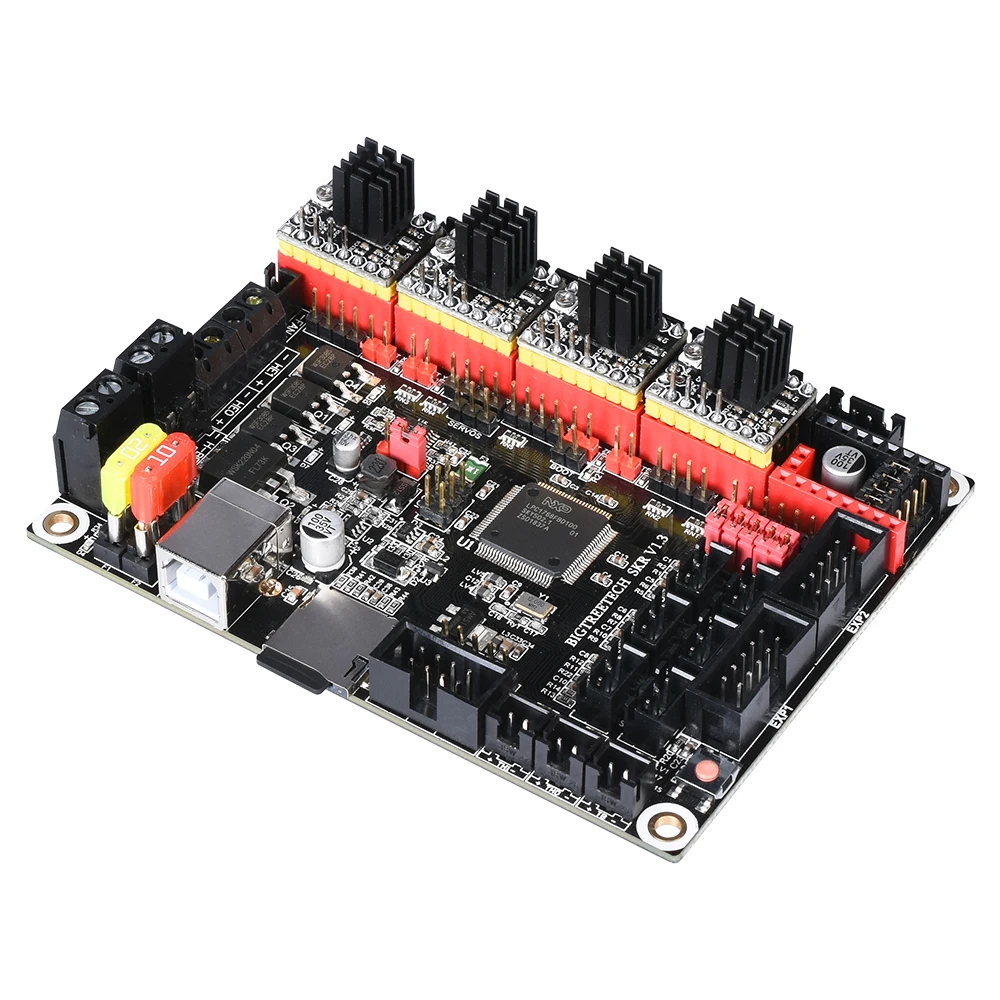 BIGTREETECH SKR V1.3 доска гладкая 32 бит+ 12864 lcd A4988 DRV8825 TMC2208 TMC2130 Ramps 1,6 MKS GEN L части 3d принтера