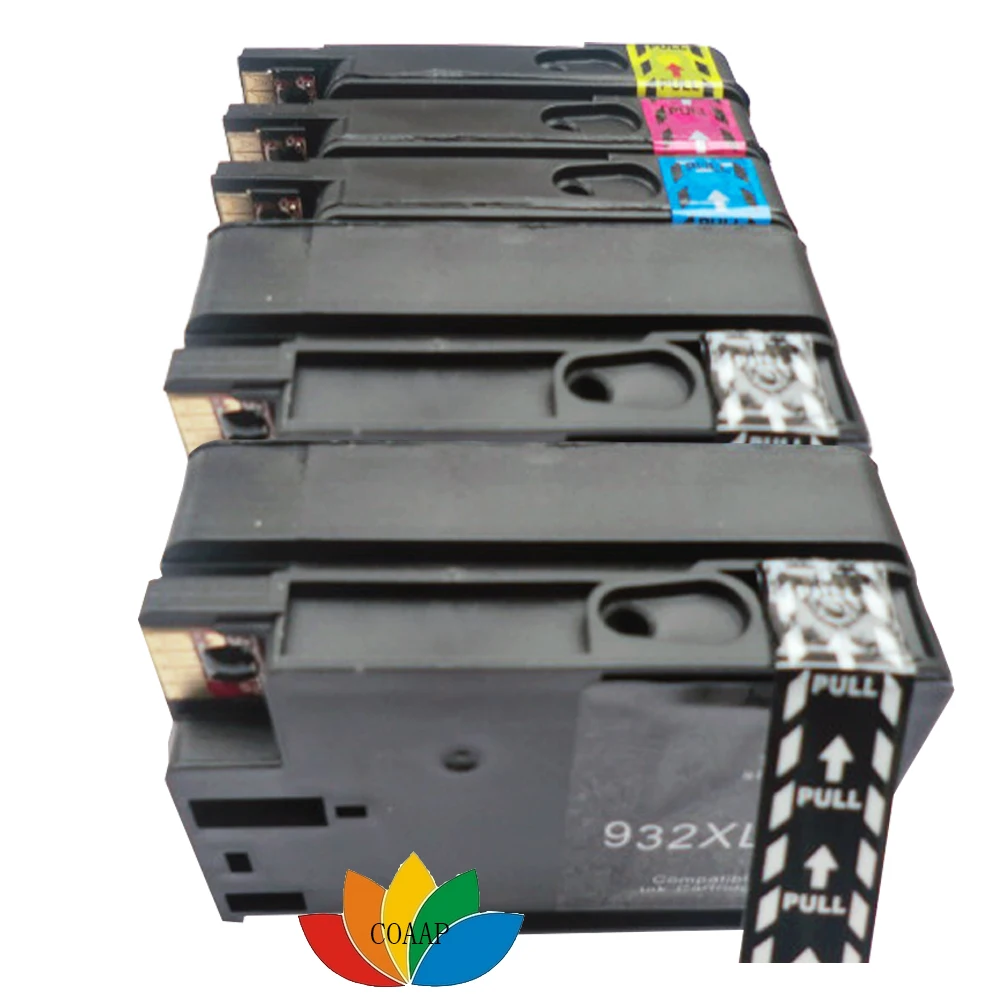 5pk совместимый чернильный картридж для принтера HP 932XL 933XL OfficeJet 6100 6600 6700 7100 7110 7610 7612