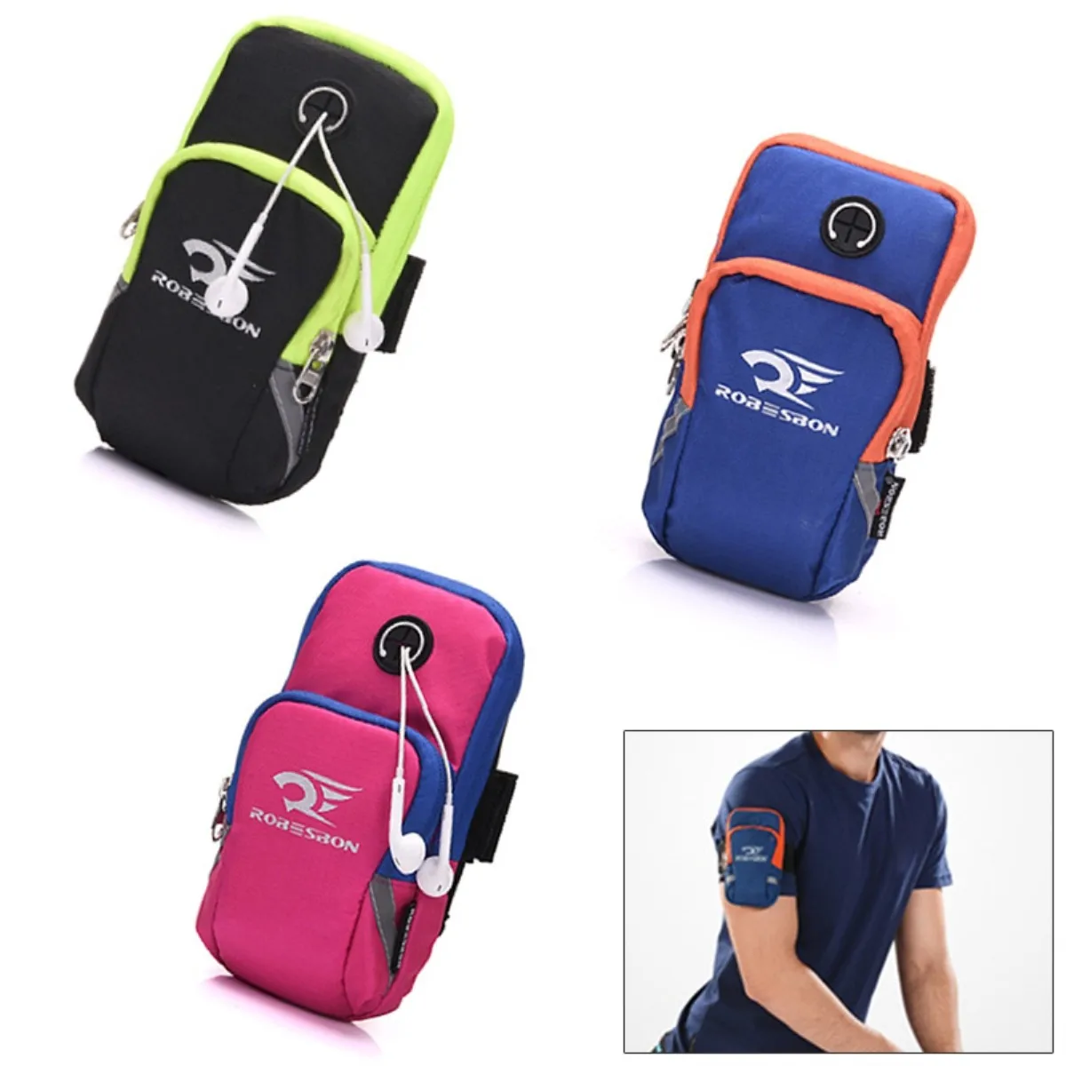 

Universal Sports Phone Bag Armband Cover Waterproof Running Armbag Mobile Phone Earphone Keys Arm Pouch Outdoor Sport Phone