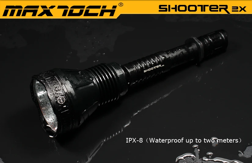 MAXTOCH Shooter 2X красный луч 750 м+ расстояние, 270lm, красный светодиодный Дальний Красный светильник, ночной охотничий фонарь