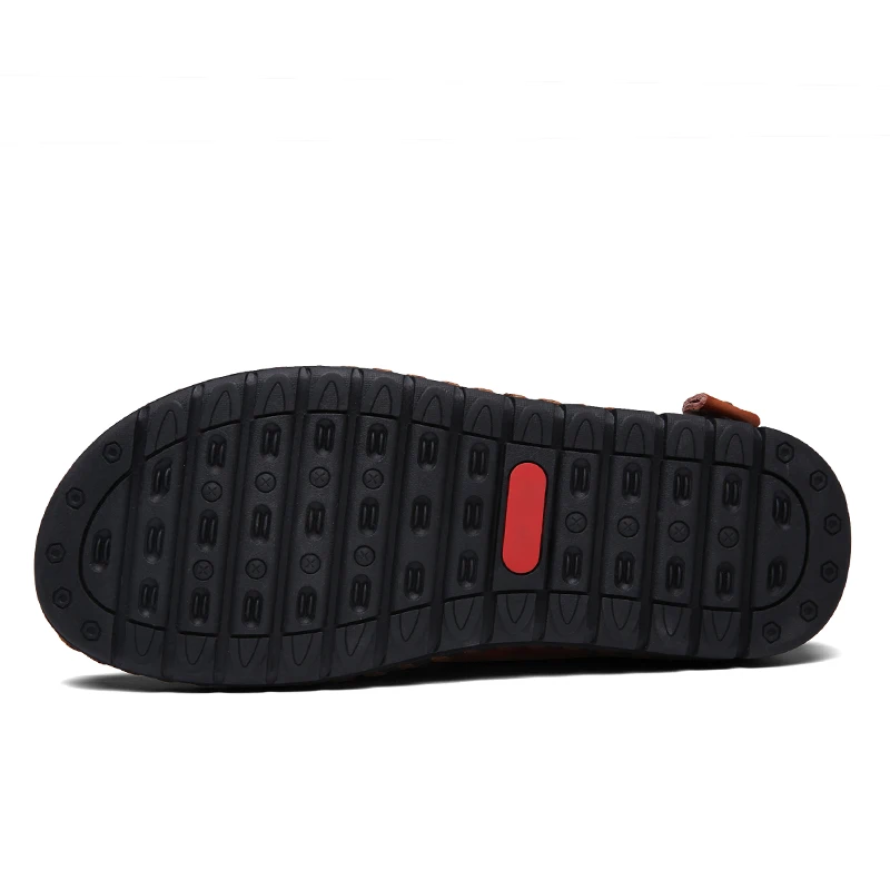 Мужские повседневные сандалии VANCAT черные легкие дышащие босоножки из