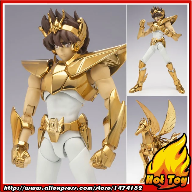 100% Оригинальный BANDAI Tamashii Наций Saint Cloth Myth EX Action Figure - Pegasus Seiya (Bronze Saint) 40th Anniversary Edition |