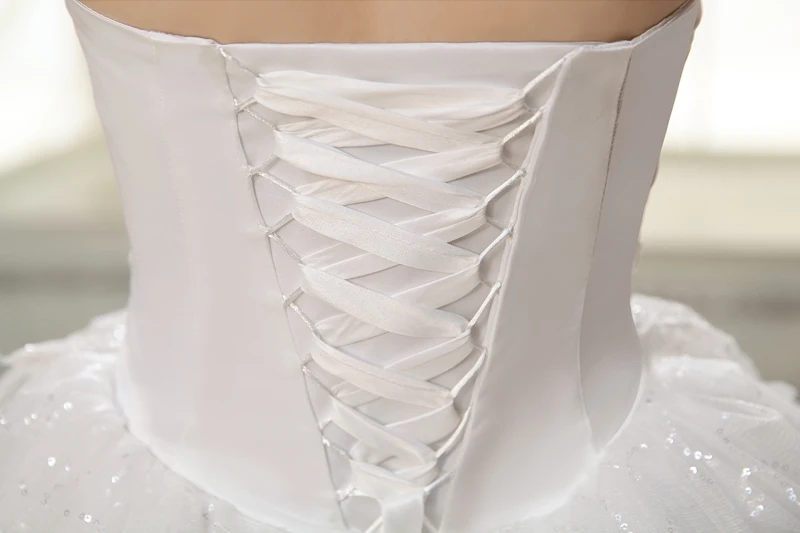 Женское свадебное платье до пола белое с блестками в Корейском стиле 2016 | Свадьбы