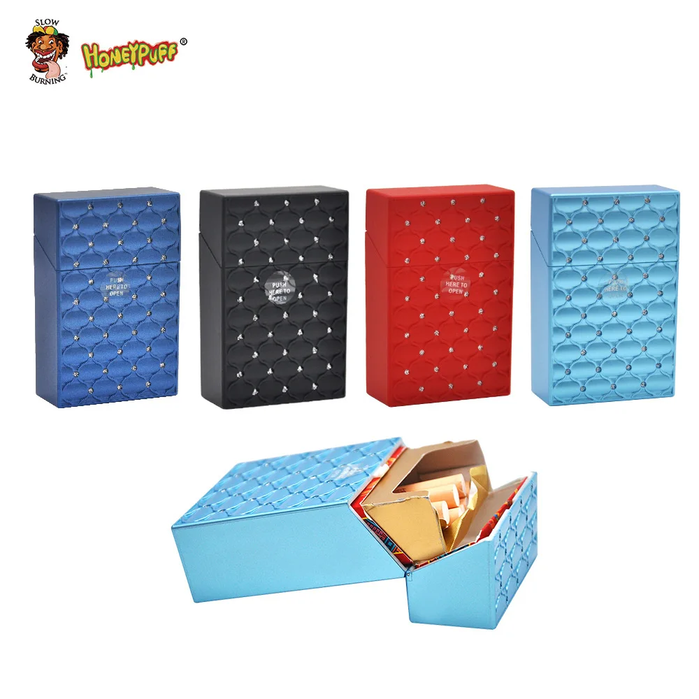 HONEYPUFF модный пластиковый чехол для сигарет обычных жесткий портативный