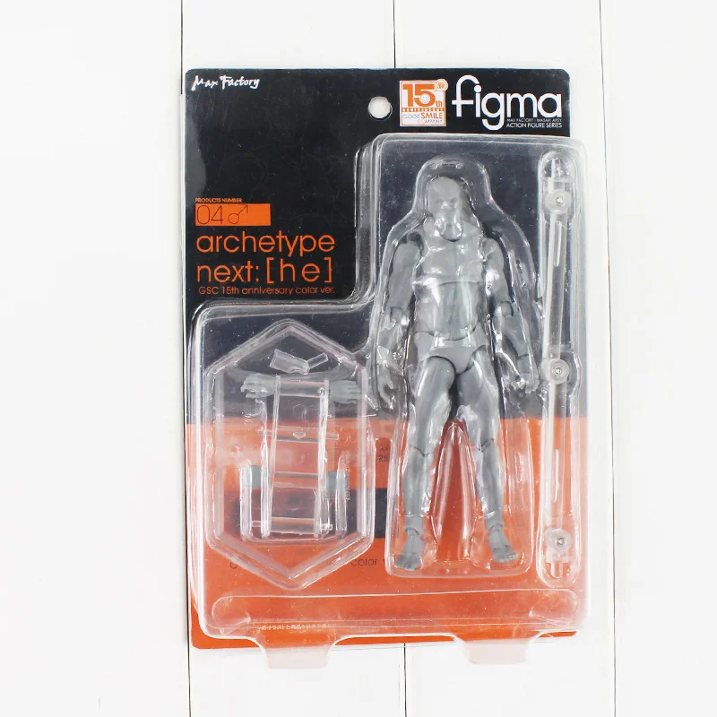 14cm Archetype Action Figure Body He She Male Female Grey Color Model Toys | Игрушки и хобби