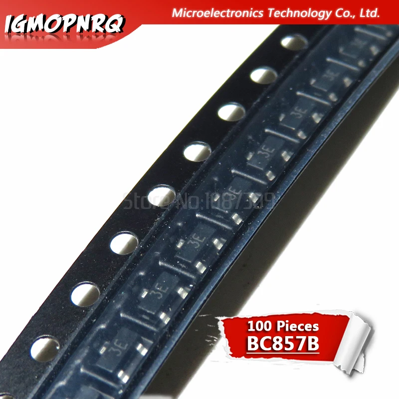 100 шт. BC846B BC847A BC847B BC847C BC848B BC856B BC857B BC857C SOT23 NPN транзисторы общего