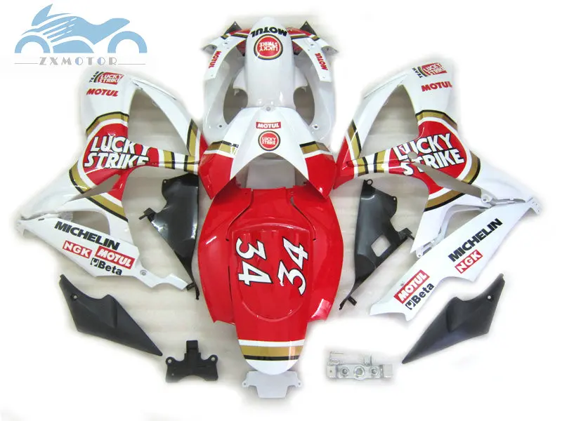 Набор обтекателей для мотоциклов SUZUKI K6 GSXR600 750 2006 2007 ABS GSX R750 R600 06 07 red Lucky