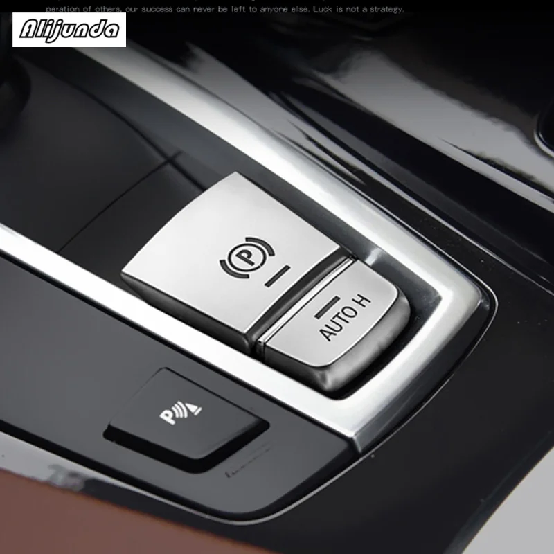 Автомобильный электронный стояночный тормоз Авто H кнопки крышка для BMW 5/6/7 серии