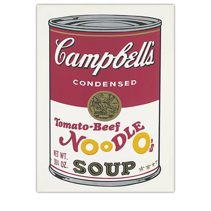 COSY MOMENT настенная художественная живопись Andy Warhol томатная лапша суп Абстрактная