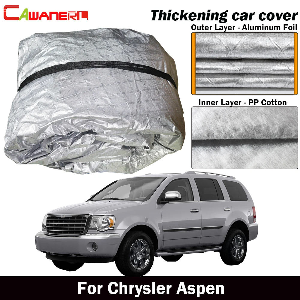 Чехол Cawanerl для Chrysler Aspen плотный Хлопковый чехол автомобиля водонепроницаемый