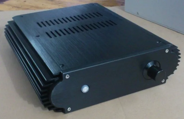DIY AMP 284*80*308 мм BZ2208 черный мини алюминиевый усилитель шасси/класс A корпус