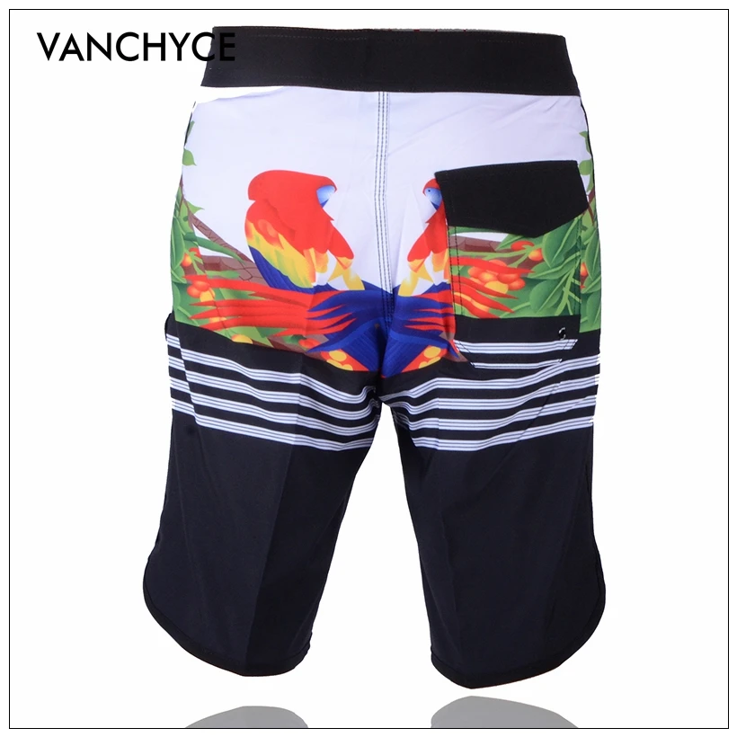 VANCHYCE мужские пляжные шорты бермуды короткая быстросохнущая Серебряная доска со