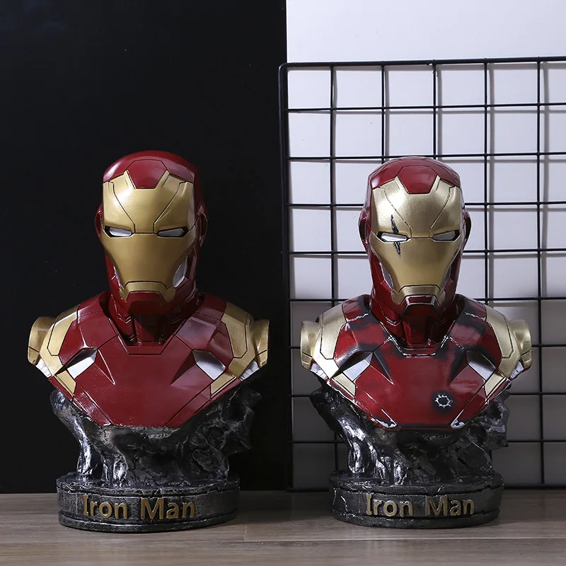 Фигурки Мстителей Marvel GK полимерная модель Железный человек бюст фильм Марвел