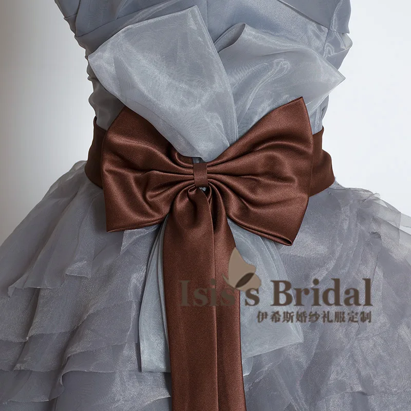 Розовое/Кофейное/Арбузное/Белое Милое сексуальное шелковое свадебное платье с