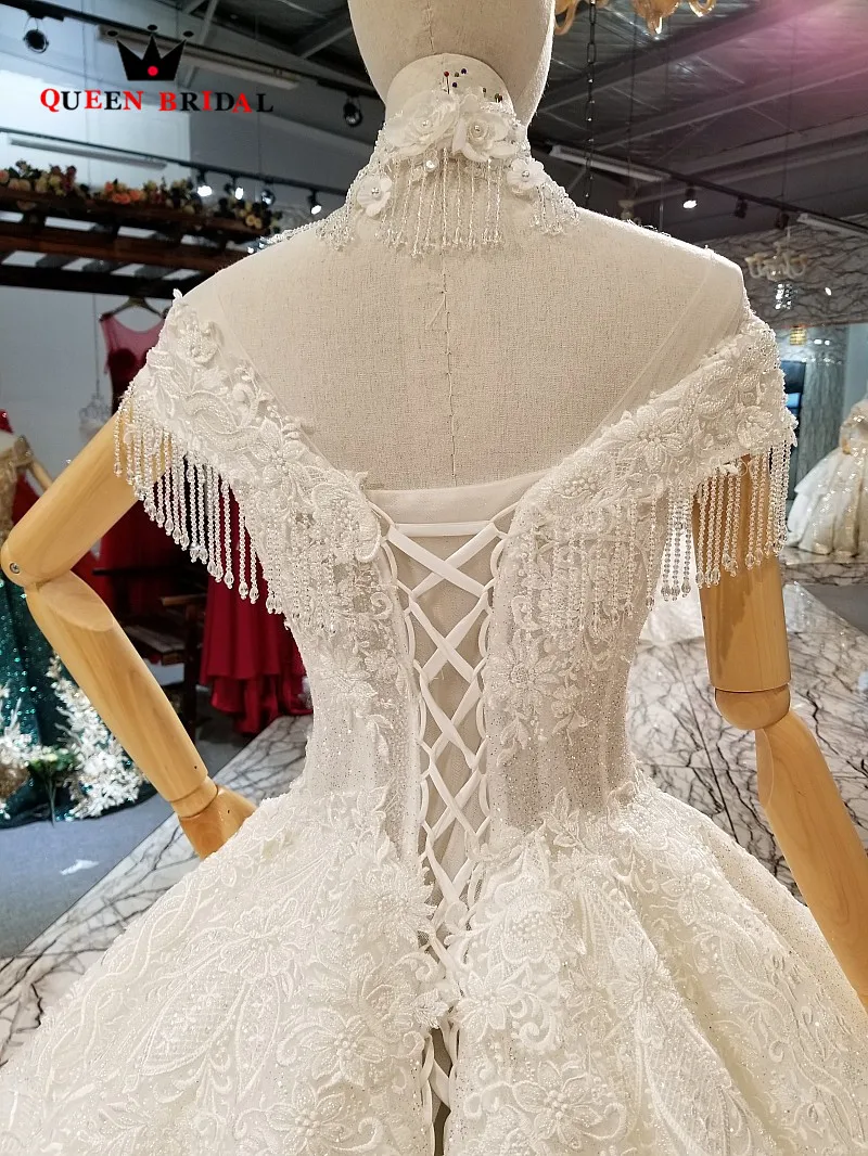New Arrival Hot Sale 2021 Vestido De Noiva Custom Made Ball Gown Elegant Wedding Dresses QUEEN BRIDAL Robe De Mariee WD157